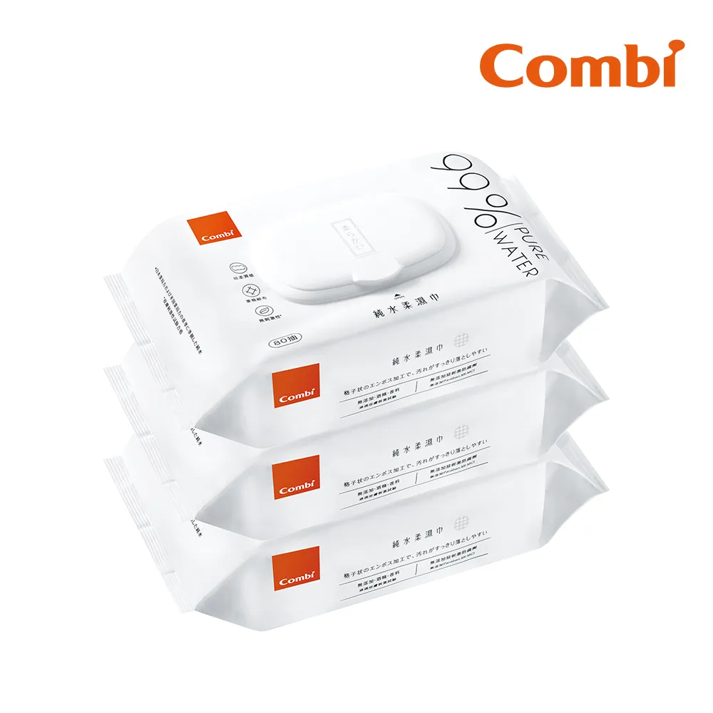 【Combi】純水柔濕巾 80抽 箱購(18包)｜大濕紙巾 歷史價格詳細信息