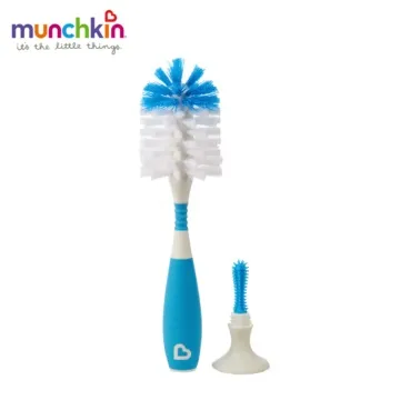 munchkin滿趣健-二合一奶瓶奶嘴刷(吸盤)-藍 價格比較,價格查詢,歷史價格詳細信息