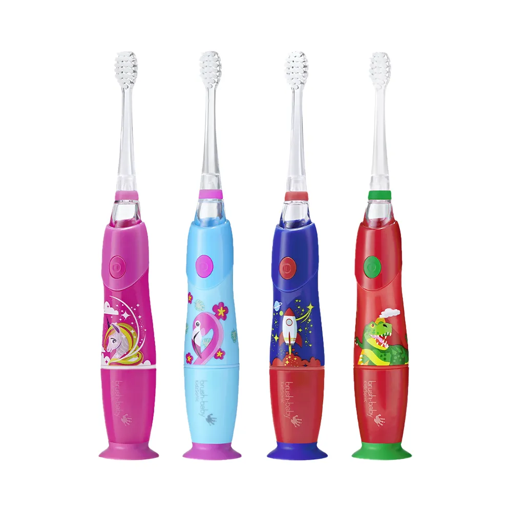 Brush Baby固齒潔牙刷-粉綠(二入) 乳齒牙刷 乳牙刷 口腔保健【台灣現貨】 歷史價格詳細信息