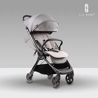 【L.A. Baby】魔力收合嬰兒手推車/登機車(曜岩黑/星河灰/木星紅) 歷史價格詳細信息