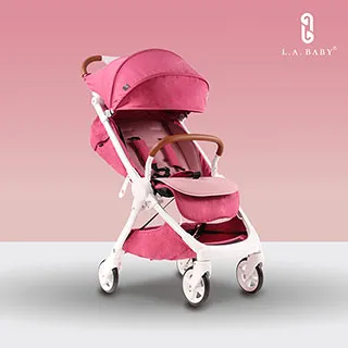 【L.A. Baby】魔力收合嬰兒手推車/登機車(曜岩黑/星河灰/木星紅) 歷史價格詳細信息