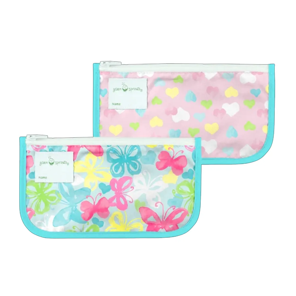 美國 green sprouts 小綠芽具保溫 食物袋/零食袋/小物收納袋 2入組_天鵝湖_GS165373-AS 歷史價格詳細信息