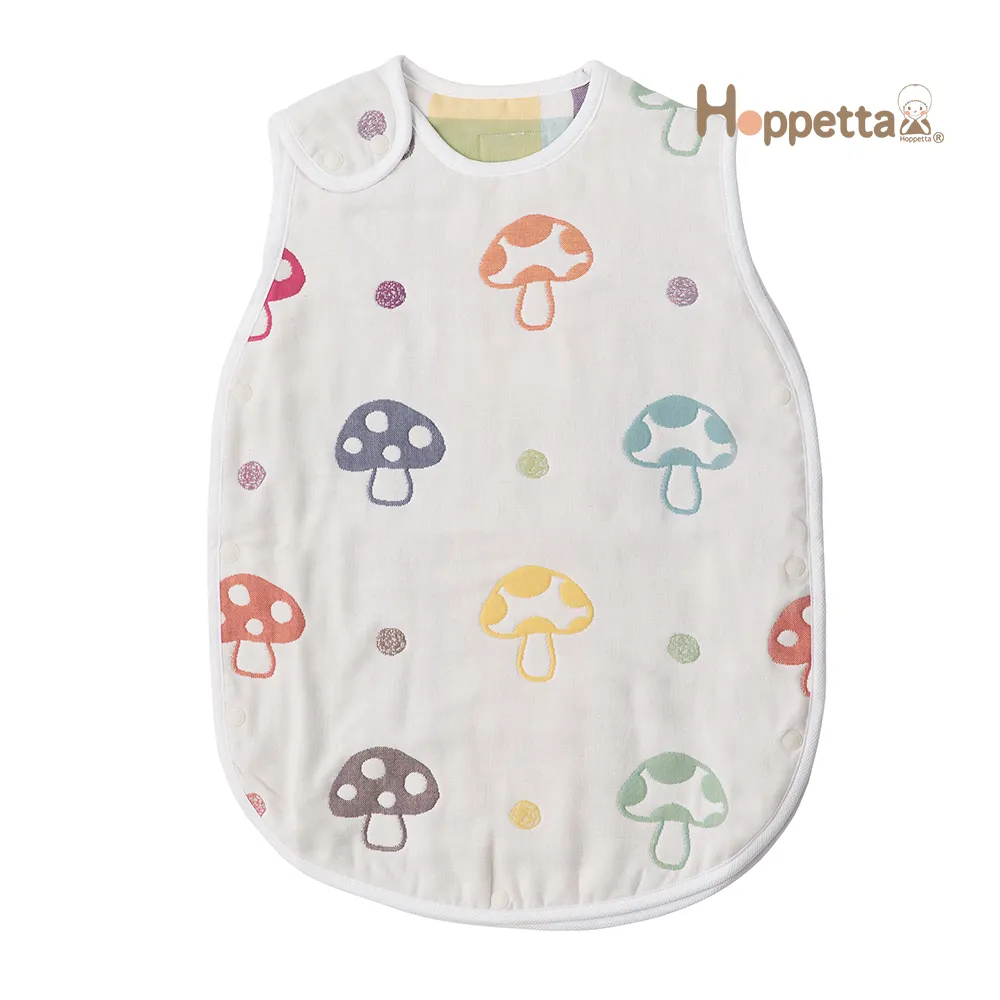 【Hoppetta】六層紗蘑菇防踢背心手繪袋手帕禮袋組(momo限定日本製冬暖夏涼四季款) 歷史價格詳細信息
