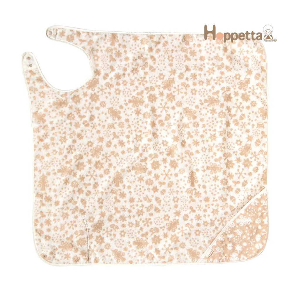 Hoppetta 有機棉 軟綿綿 雪花 浴巾圍裙 圍裙 禮物 現貨 滿1000免運[H&P栗子小舖] 歷史價格詳細信息