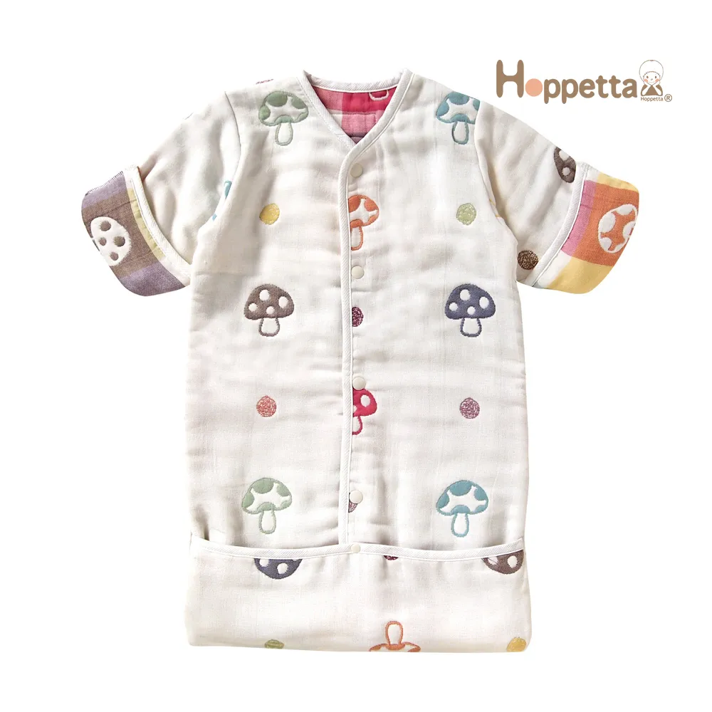 【Hoppetta】蘑菇六層紗3WAY包腳睡袍 歷史價格詳細信息