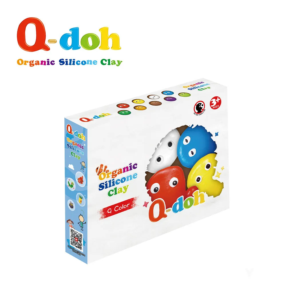 【Q-doh】超柔軟矽膠有機黏土(6色組：黏土+工具) 21130035 歷史價格詳細信息