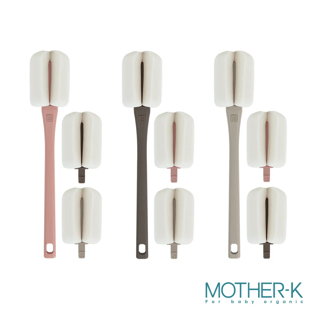 韓國MOTHER-K 舒芙蕾海綿刷 2入組 奶瓶刷/奶嘴刷【宜兒樂】 歷史價格詳細信息