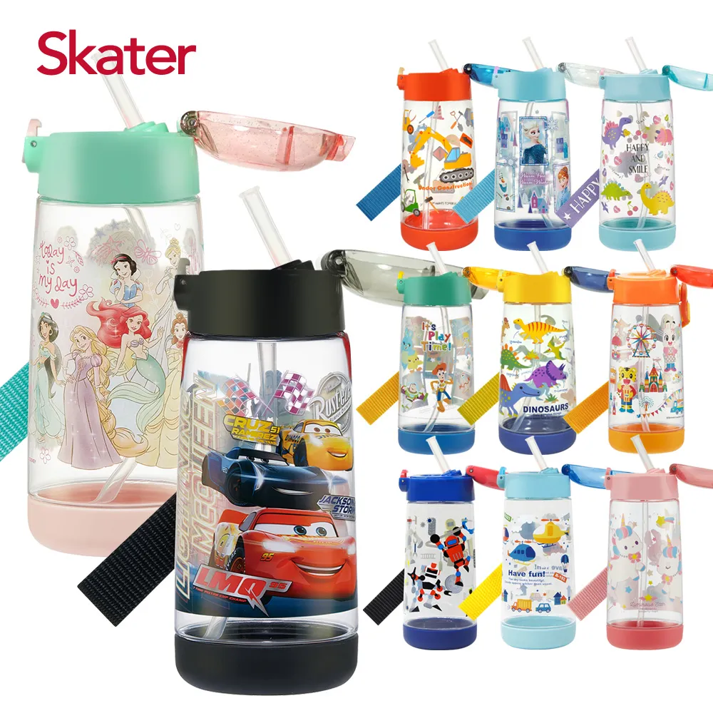 Skater PET 吸管水壺 480ml 多款可選【宜兒樂】 歷史價格詳細信息