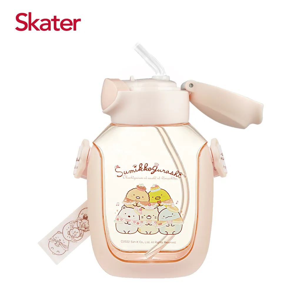 Skater 吸管式透明冷水壺 480ml 附背帶 PET 彈跳式吸管水壺 迪士尼 抗菌銀離子 直飲水壺 PDSH5 歷史價格詳細信息