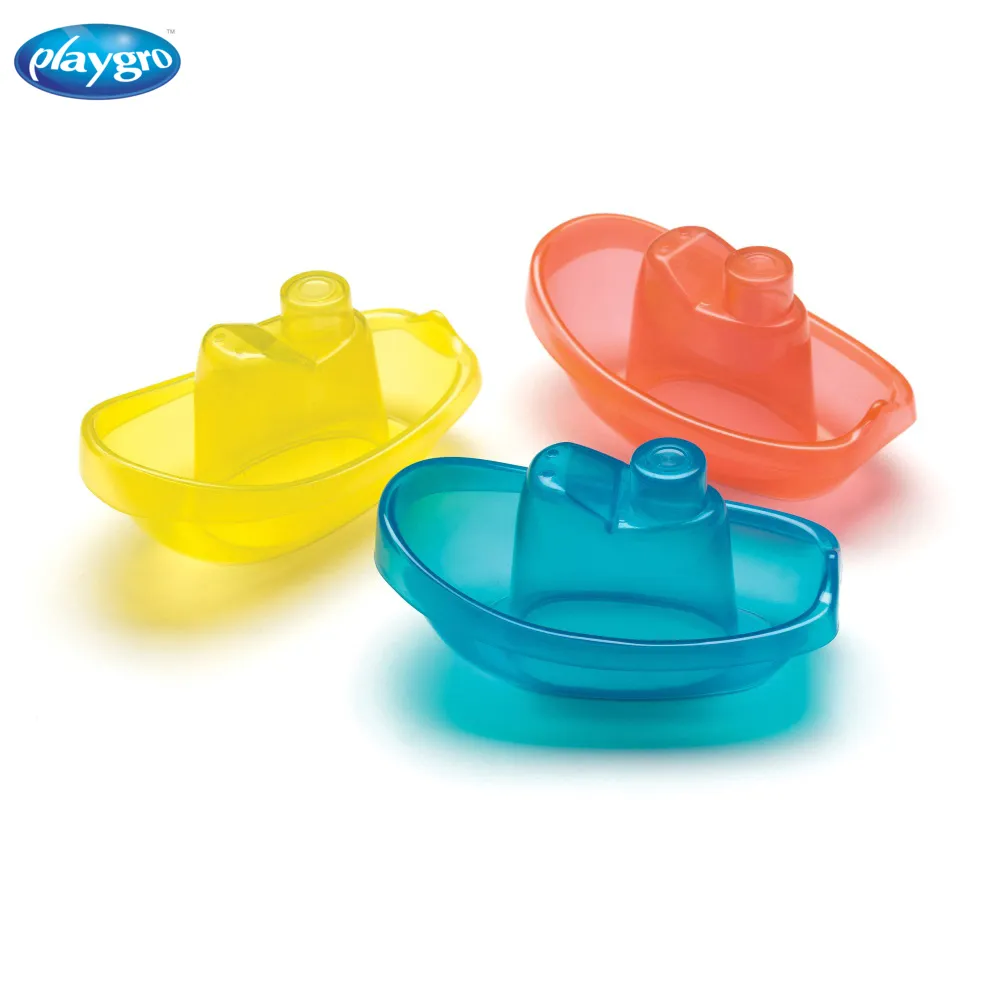 Playgro 軟膠洗澡組-三色小船 歷史價格詳細信息