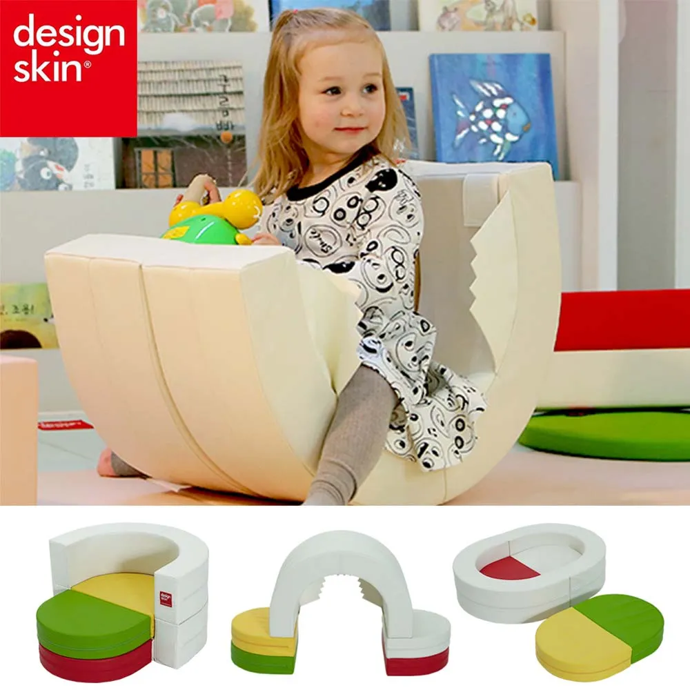 【design skin】4cm厚兒童摺疊遊戲地墊(韓國地墊 兒童地墊 爬行) 歷史價格詳細信息