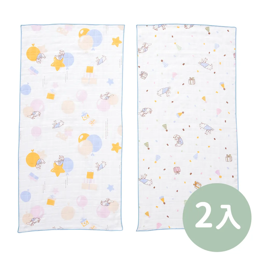 【奇哥】比得兔天絲紗布大包巾 120x120cm(2入) 歷史價格詳細信息