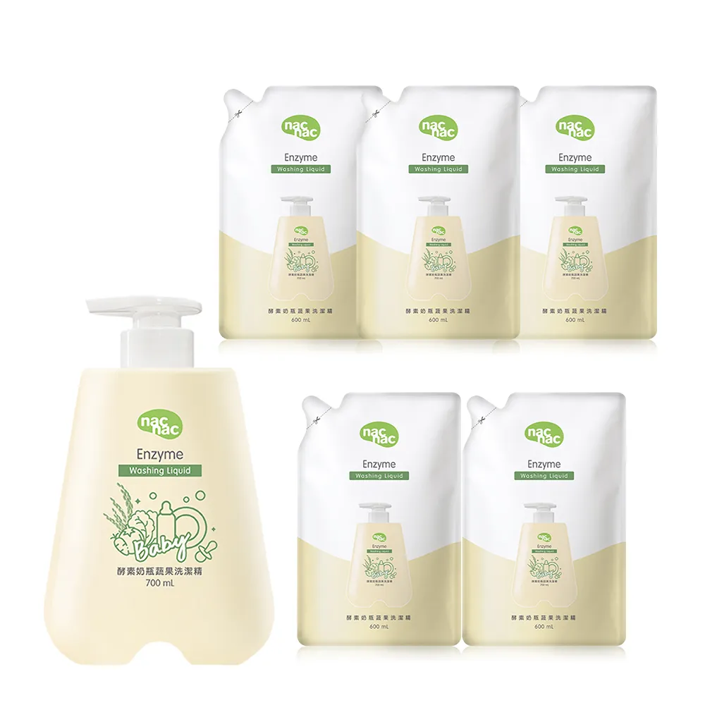 nac nac 酵素奶瓶蔬果洗潔精1罐+1包｜蝦幣10倍送【甜蜜家族】 歷史價格詳細信息