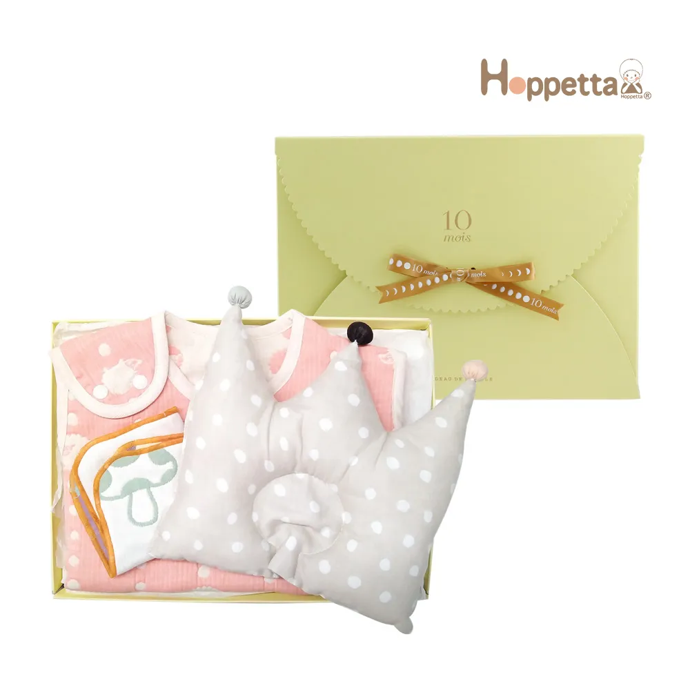 Hoppetta 經典日本得獎蘑菇六層紗被禮袋組(獨家組合) 歷史價格詳細信息