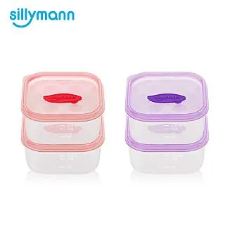 韓國 sillymann 100%鉑金矽膠副食品分裝盒(12格/6格/4格) 米菲寶貝 歷史價格詳細信息