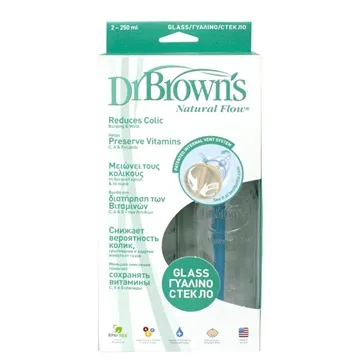 【美國Dr. Browns】防脹氣玻璃寬口兩用奶瓶150ml/270ml 寬口奶瓶（LAVIDA官方直營） 歷史價格詳細信息