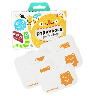 【FARANDOLE 法紅荳】嬰幼兒安全無毒防水矽膠圍兜(滿-紅底) 歷史價格詳細信息