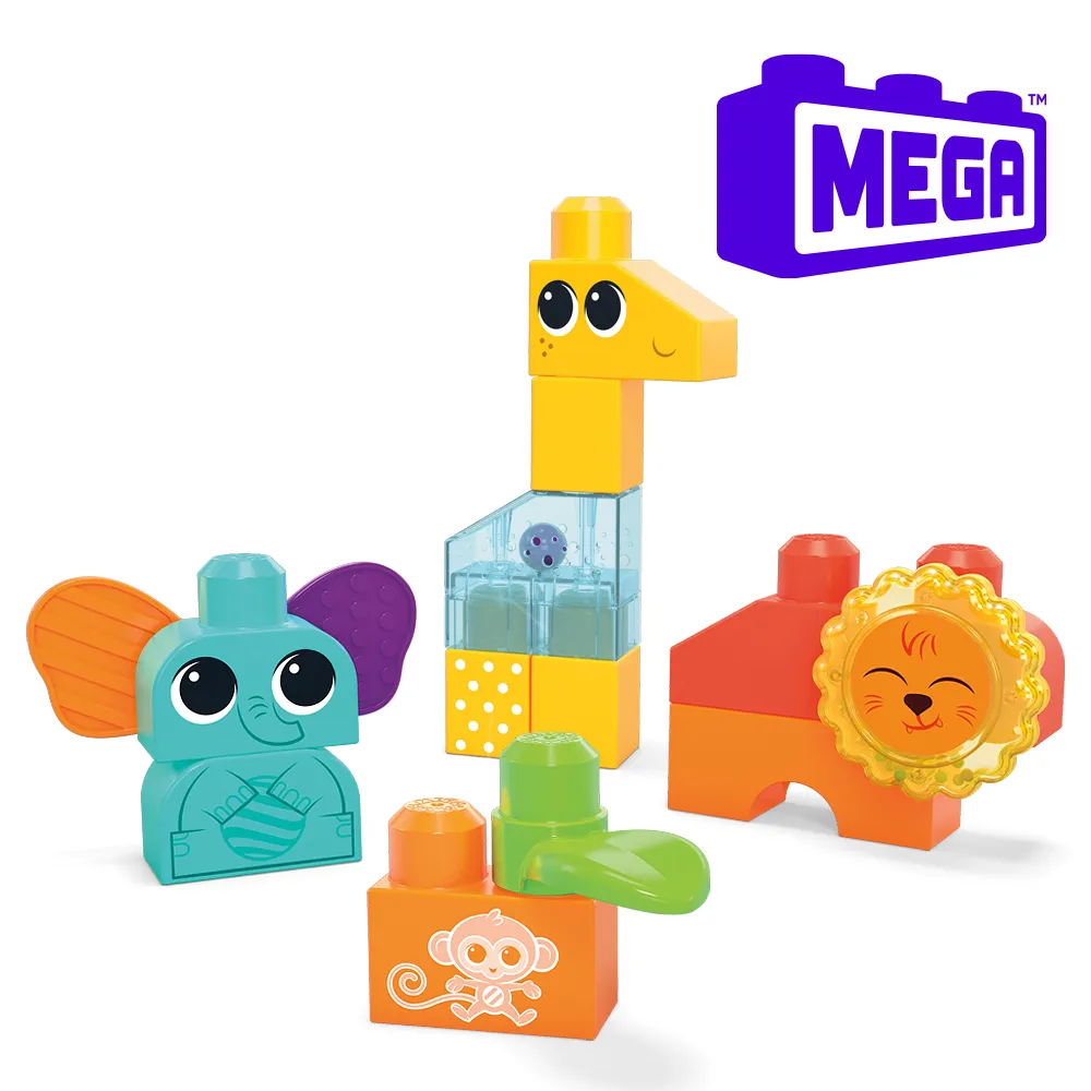 【奇哥】MEGA BLOKS 費雪美高 動物造型積木桶 (2款選擇) 歷史價格詳細信息