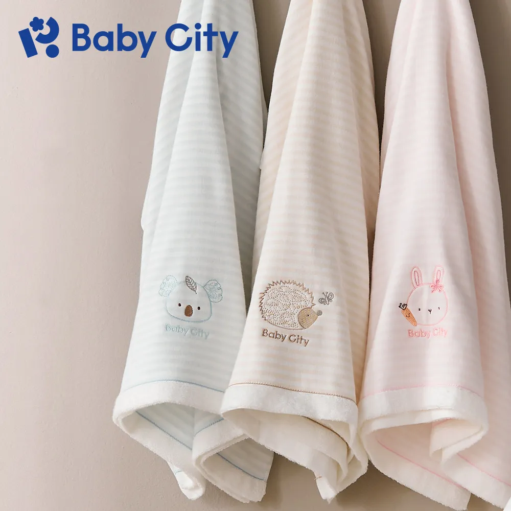娃娃城BabyCity-無撚紗寶寶浴巾(藍色) 歷史價格詳細信息