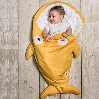 西班牙BabyBites鯊魚咬一口嬰幼兒睡袋－芥末黃 歷史價格詳細信息