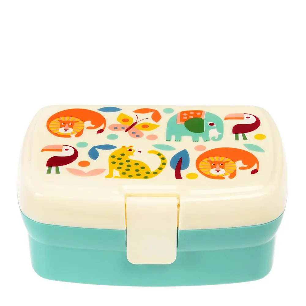 英國 Rex London 卡扣式兩層午餐盒/便當盒/野餐盒_臘腸狗玩耍_RL30434 歷史價格詳細信息