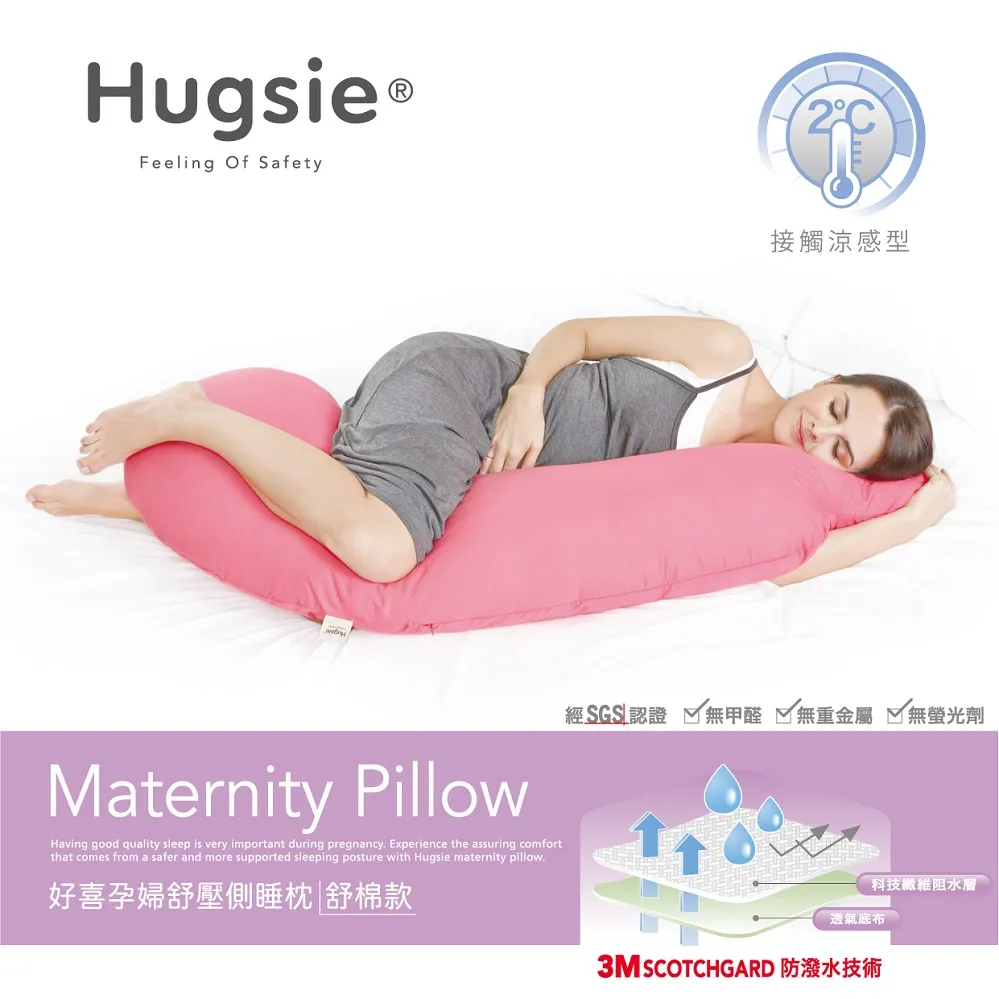 Hugsie 孕婦舒壓側睡枕專用-寶寶安撫秀秀枕套【衛立兒生活館】 歷史價格詳細信息