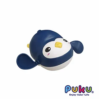 【PUKU 藍色企鵝】樂游小企鵝發條玩具水中戲水玩具(藍/粉/淺綠) 歷史價格詳細信息