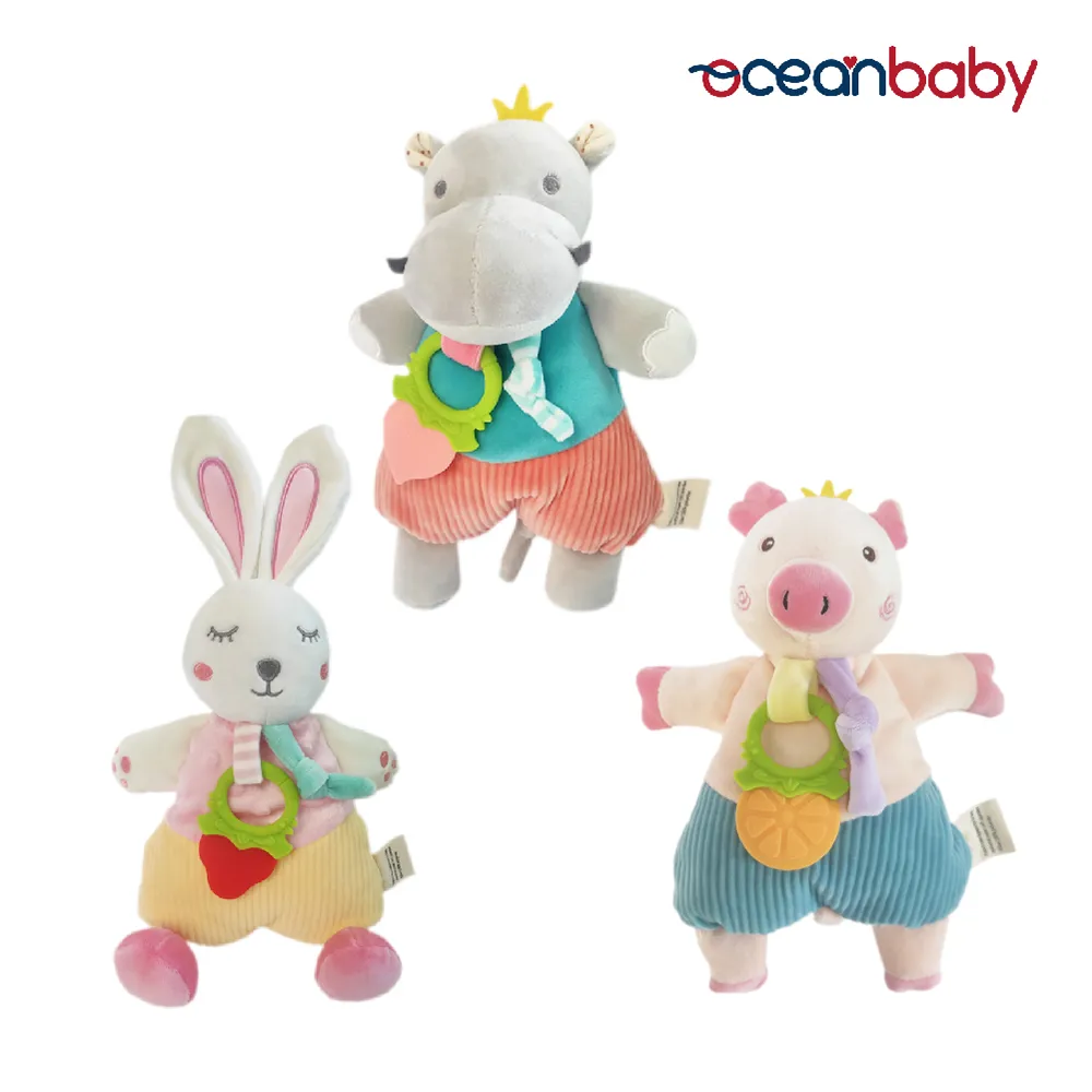 【Ocean baby】啃咬安撫娃娃(27親親小河馬) 嬰兒小物 嬰兒安撫鈴 啃咬娃娃 捏捏巾 嬰童玩具【瑕疵品】 歷史價格詳細信息