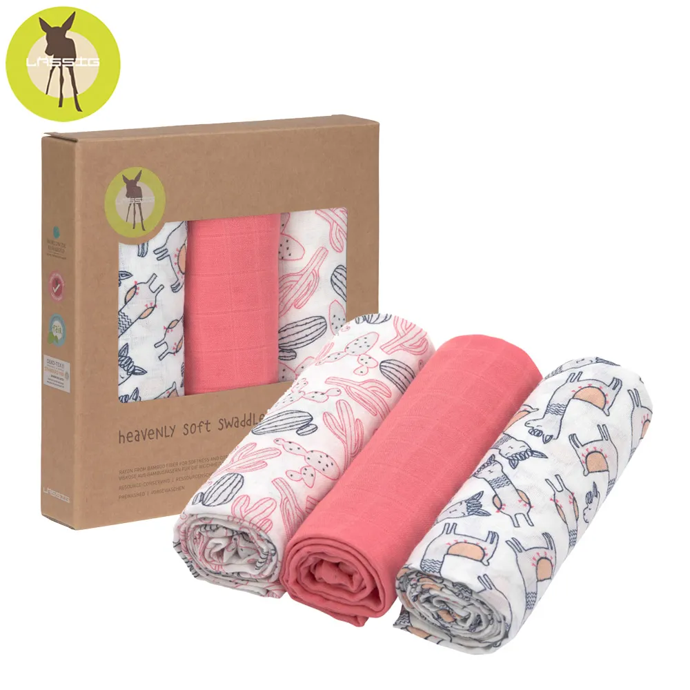 LASSIG 超柔手感竹纖維嬰兒包巾毯120x120cm(2入) 歷史價格詳細信息