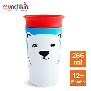 【munchkin】360度繽紛防漏杯266ml-藍 歷史價格詳細信息