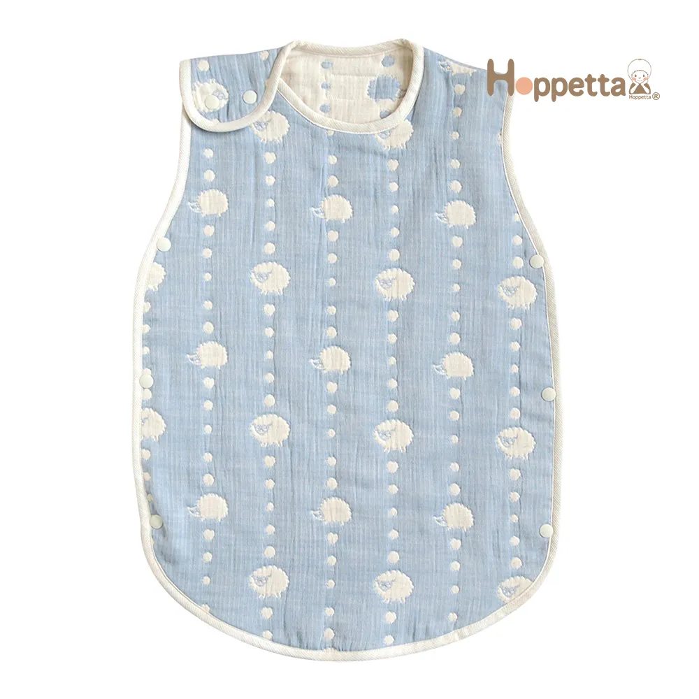 Hoppetta 六層紗可愛動物防踢被 (粉藍色) 歷史價格詳細信息