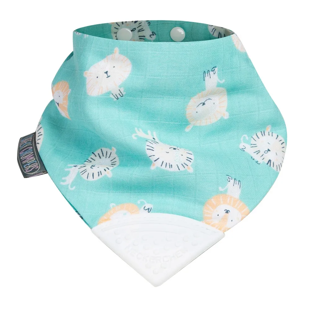 Cheeky Chompers-Neckerc hew 咬咬巾 安撫巾 固齒器 圍兜 (閃耀星星 藍) ~免運 歷史價格詳細信息