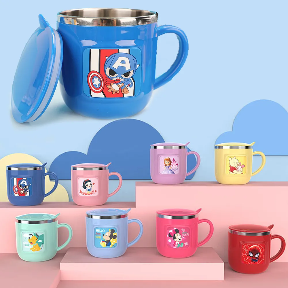 迪士尼卡通明星兒童用刻度牛奶杯/學習杯【STAR BABY】 歷史價格詳細信息