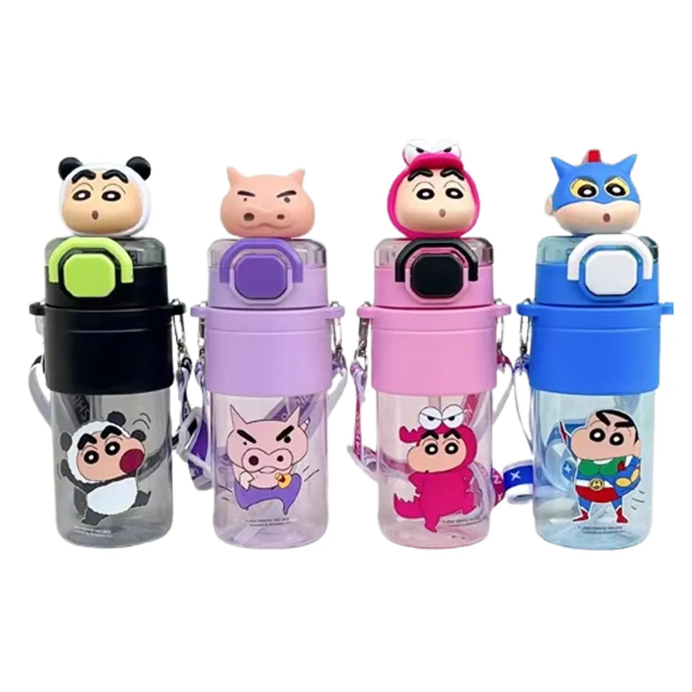 【優選】新款萌趣雙飲大肚保溫杯316不鏽鋼卡通貼紙吊帶吸管杯學生彈跳杯 歷史價格詳細信息