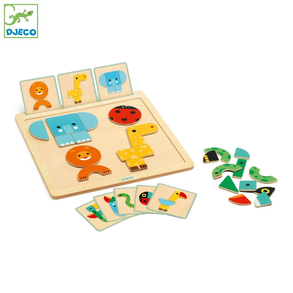 【Djeco 智荷】幾合造型磁鐵拼圖盒 歷史價格詳細信息