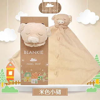 美國 Angel Dear 動物嬰兒安撫巾單入禮盒 (米色小豬) 價格比較,價格查詢,歷史價格詳細信息