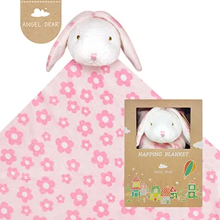美國 Angel Dear 嬰兒安撫毛毯禮盒 (粉紅鬥牛犬) 歷史價格詳細信息