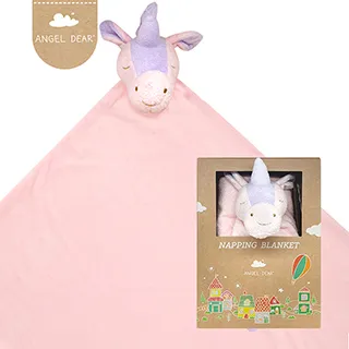 美國 Angel Dear 嬰兒安撫毛毯禮盒 (粉紅鬥牛犬) 歷史價格詳細信息