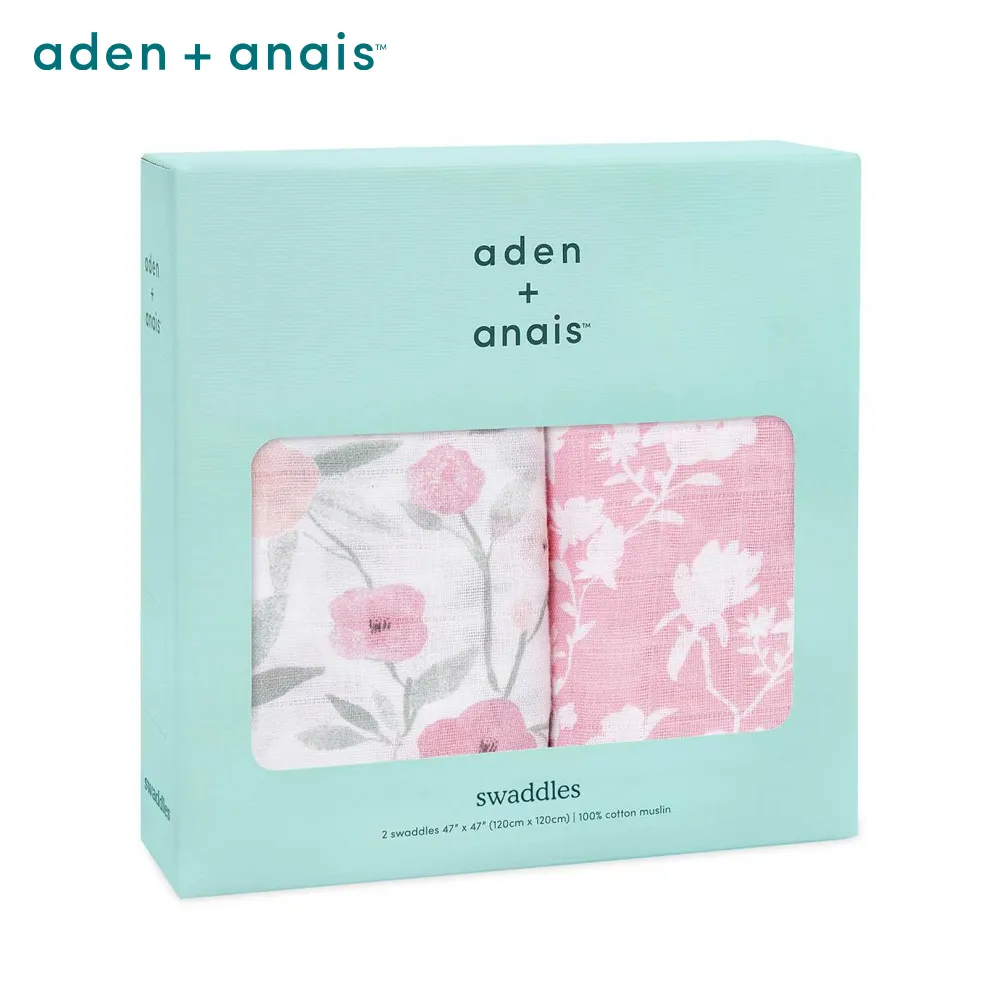 【Aden&Anais】經典多功能包巾2入/花團錦簇 歷史價格詳細信息