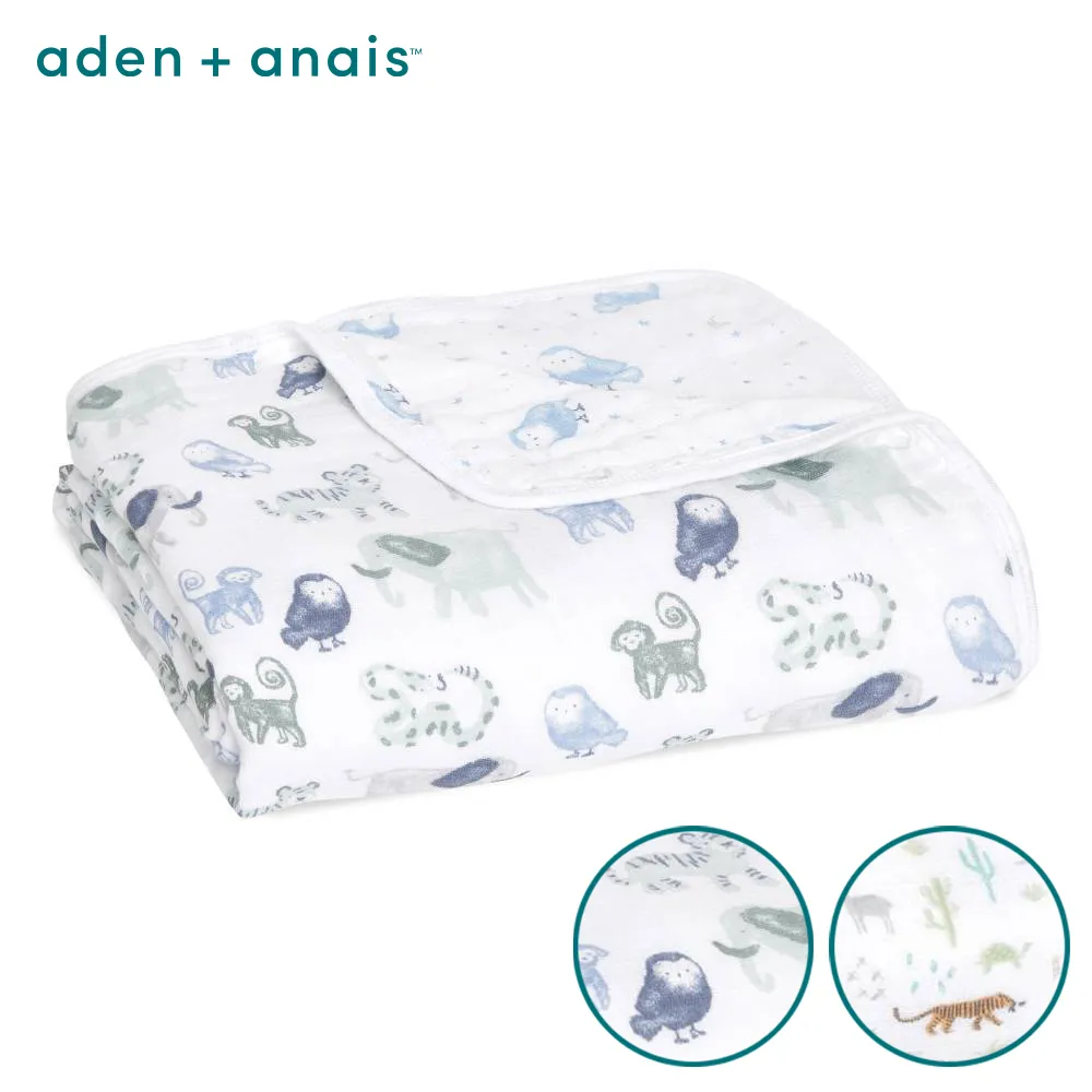 【Aden & Anais】經典四層紗厚毯/叢林維尼 歷史價格詳細信息