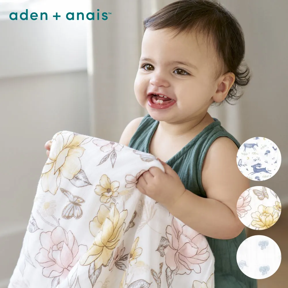 【Aden & Anais】有機棉多功能包巾2入/草原動物 歷史價格詳細信息