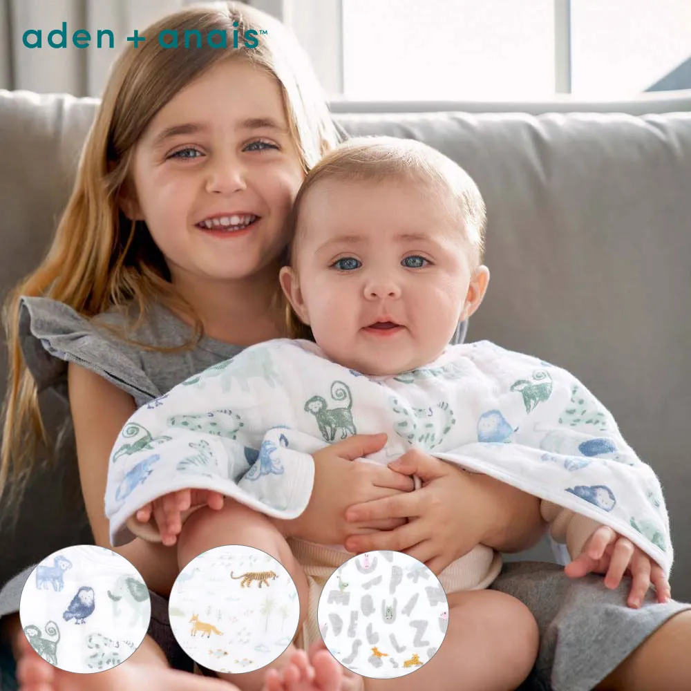 Aden & Anais 經典圍兜拍嗝兩用巾2入可愛動物(ANA7026) 712元 歷史價格詳細信息