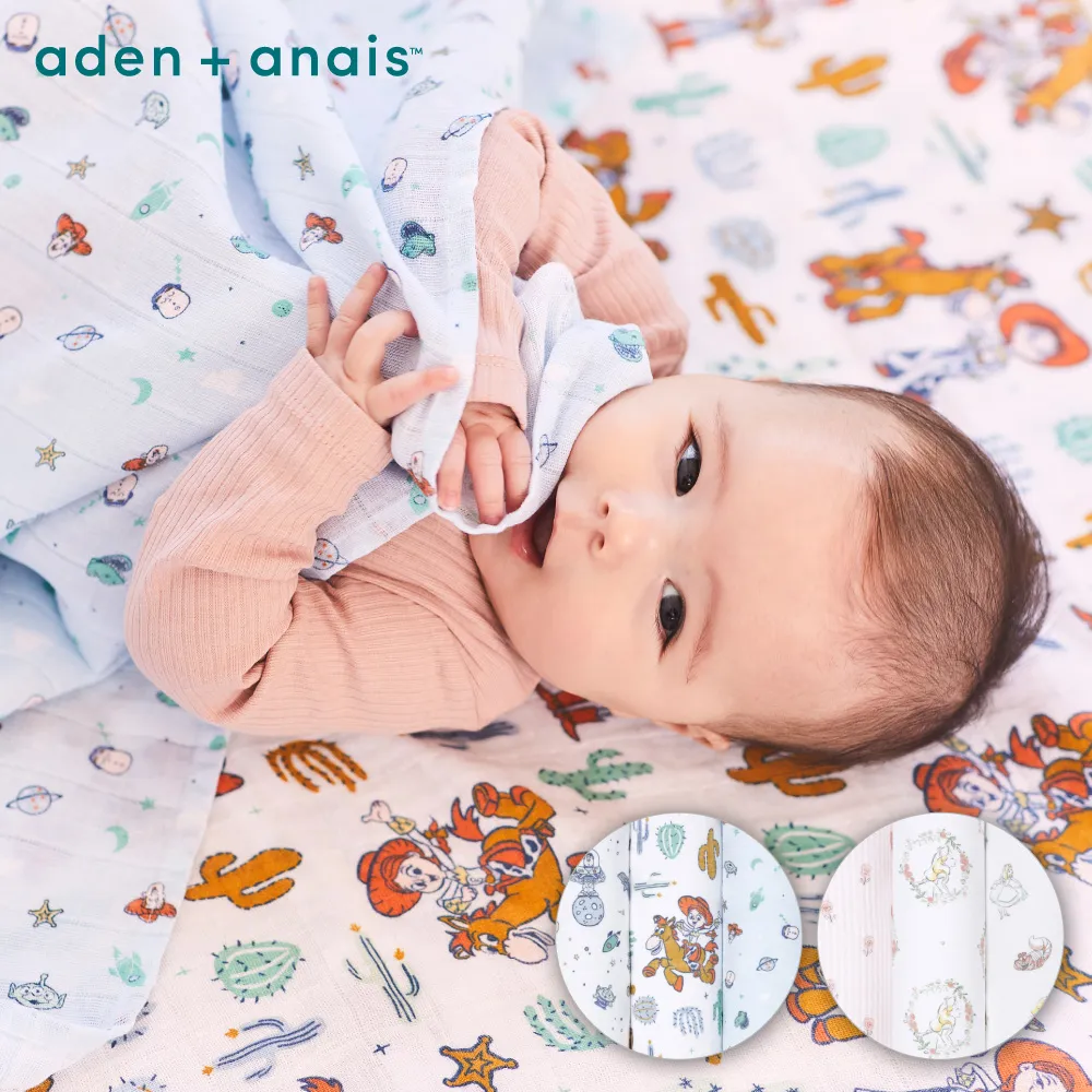 aden+anais 迪士尼 經典多功能包巾4入 112x112cm (多款可選)｜蝦幣10倍送【甜蜜家族】 歷史價格詳細信息