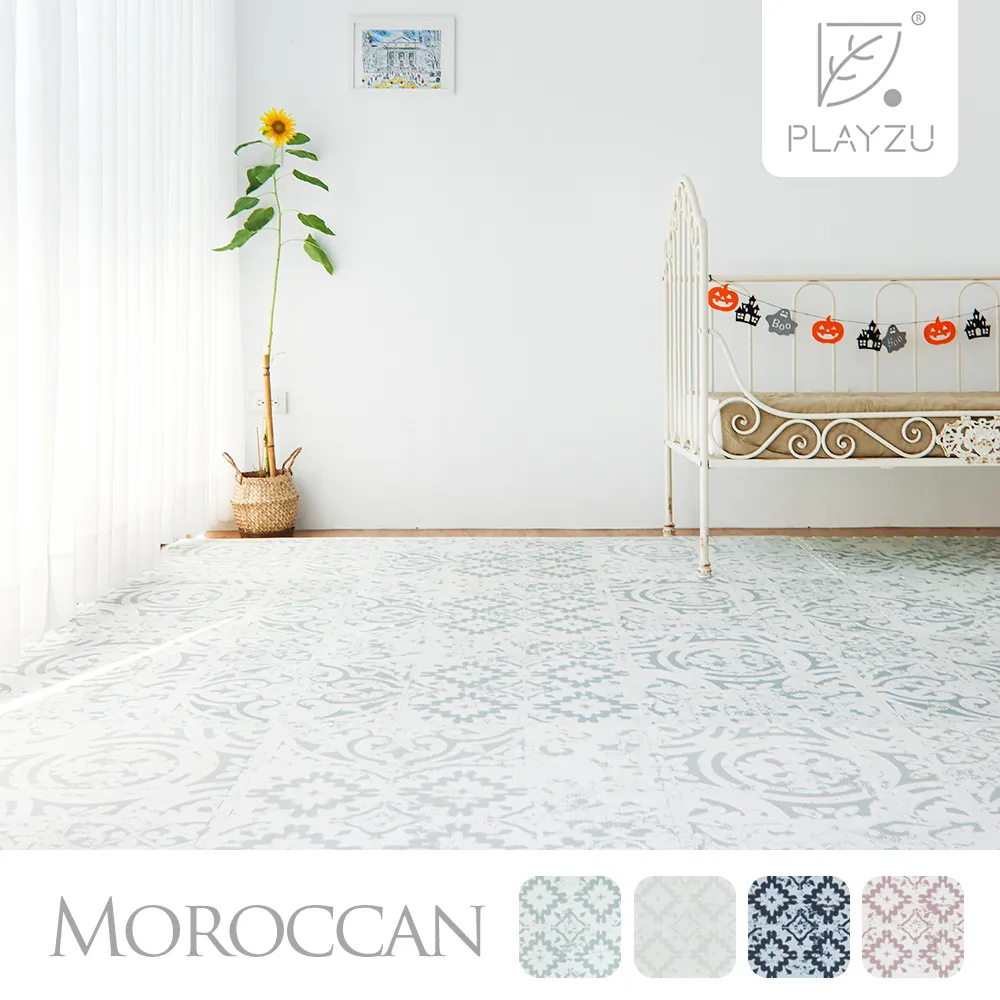 PLAYZU 歐美設計無毒巧拼地墊 北歐風系列(58x58x1.2cm) 6入組-多款可選 歷史價格詳細信息