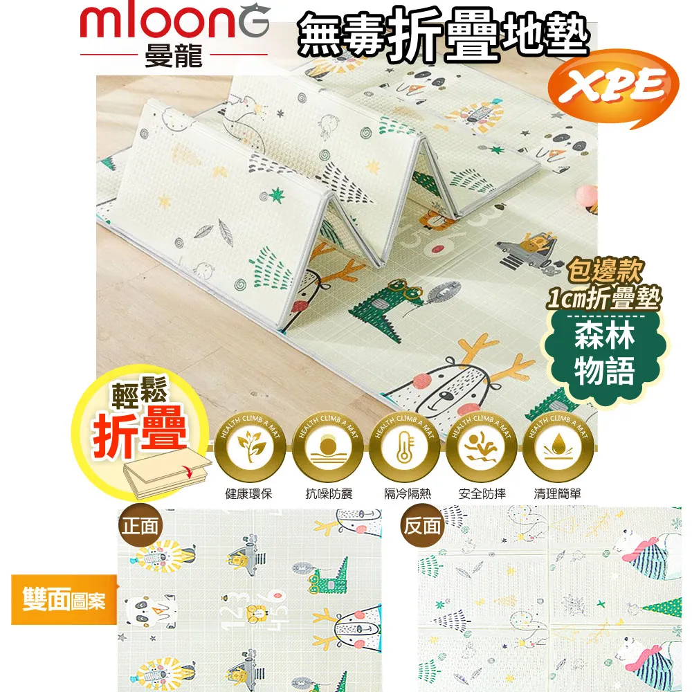 Mloong曼龍 XPE環保無毒雙面折疊地墊 -森林大象 歷史價格詳細信息