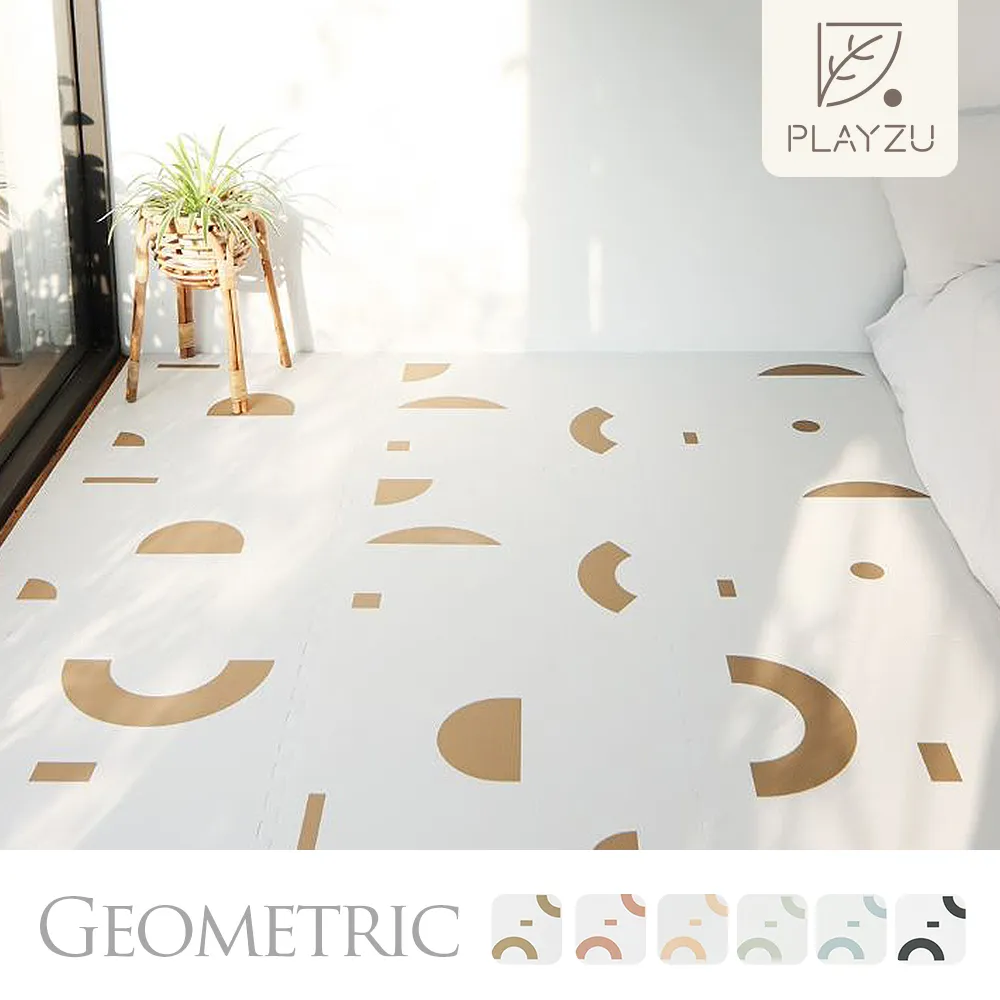 PLAYZU 歐美設計無毒巧拼地墊 北歐風系列(58x58x1.2cm) 6入組-多款可選 歷史價格詳細信息
