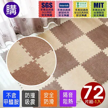 磨毛巧拼地墊-8入(藍色+紅色/72片) 歷史價格詳細信息