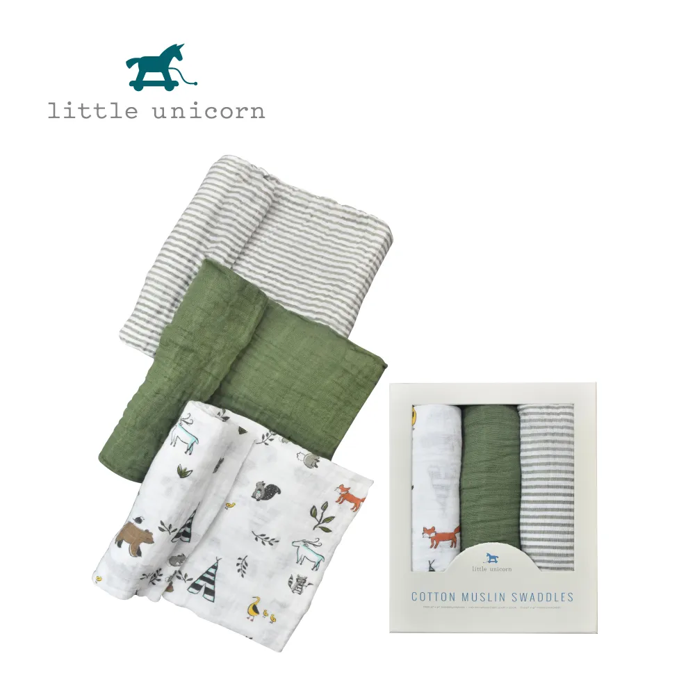 美國 Little Unicorn 純棉紗布巾三入組-鯊魚家族2.0[免運費] 歷史價格詳細信息