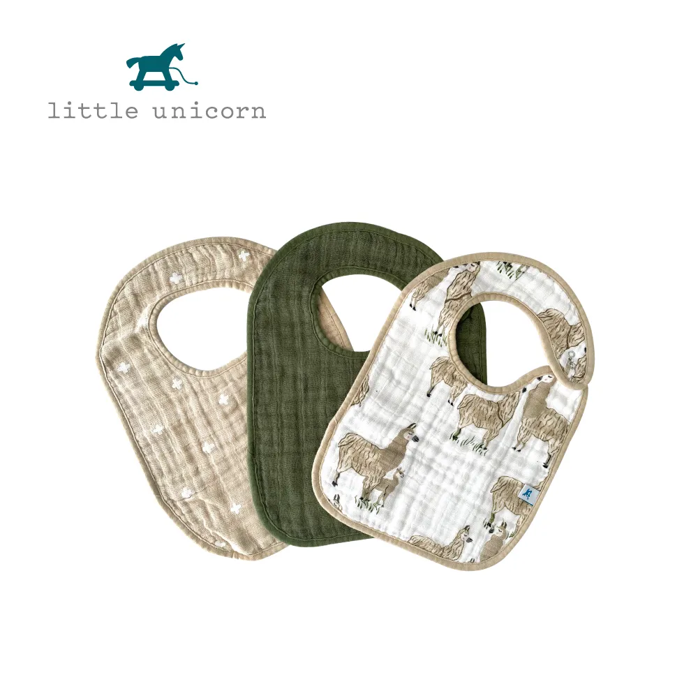 【3入】純棉圍兜 方形動物圖案口水巾 歷史價格詳細信息