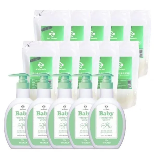 《台塑生醫》Drs Formula嬰幼童奶瓶洗潔劑促銷組(5瓶+10包) 歷史價格詳細信息